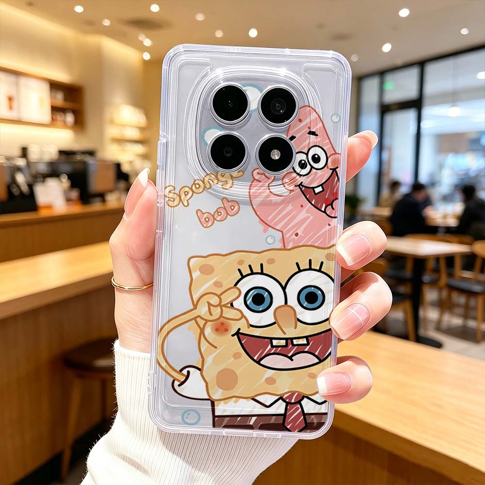 Xiaomi Poco X6 - Coque de téléphone transparente protectrice avec