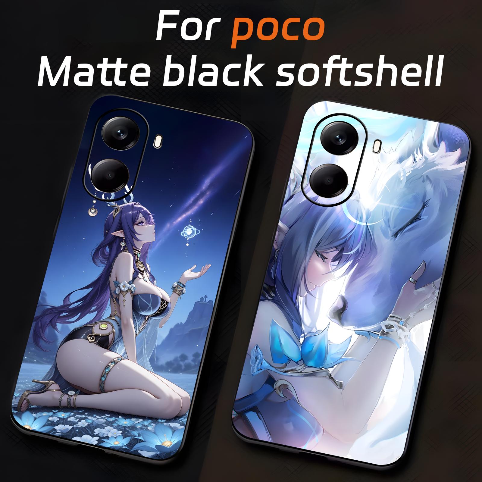 Xiaomi Poco X6 - Coque de téléphone genshin impact Lauma,